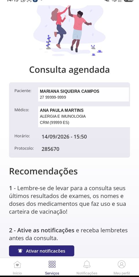 Consulta agendada