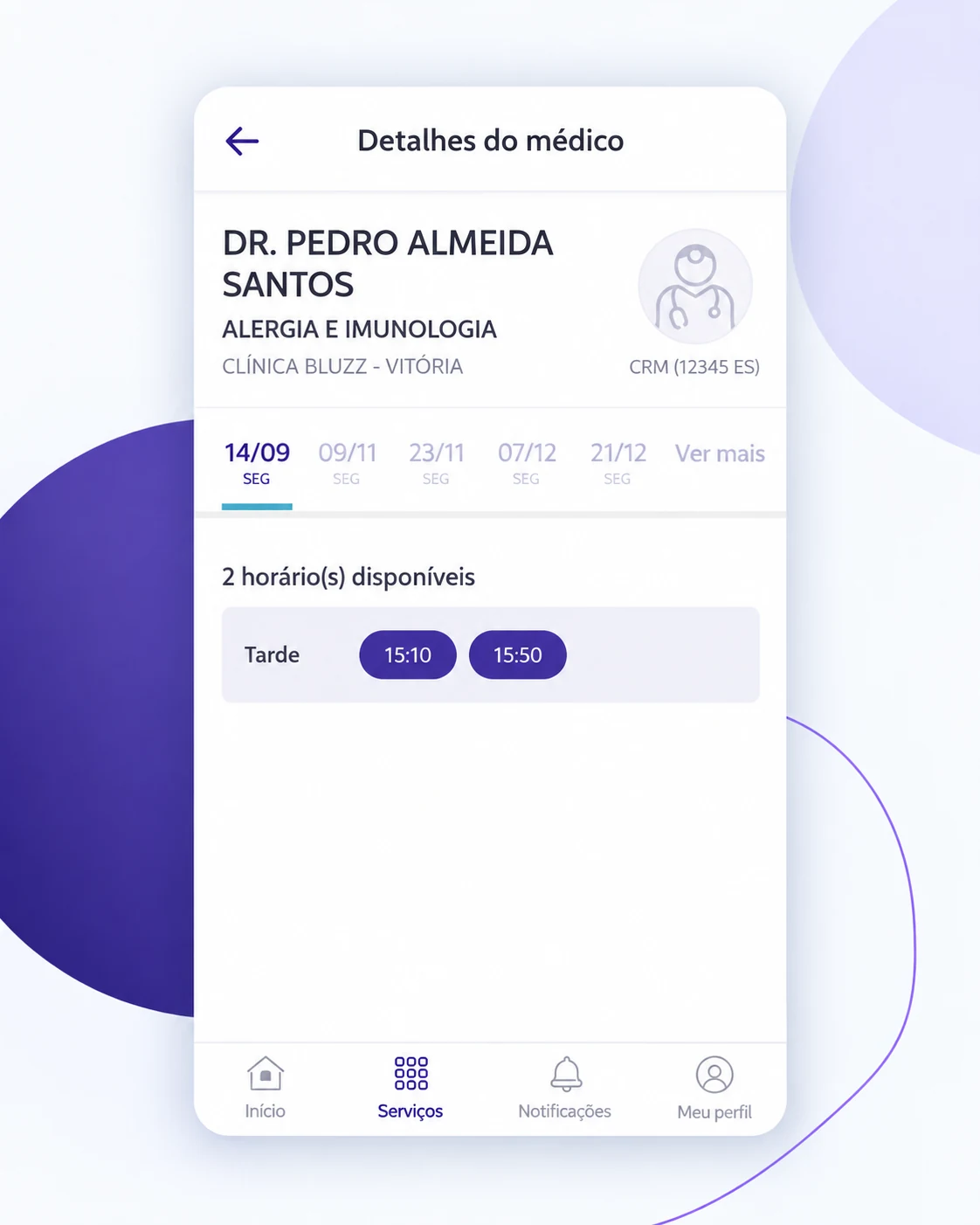 Detalhes do médico