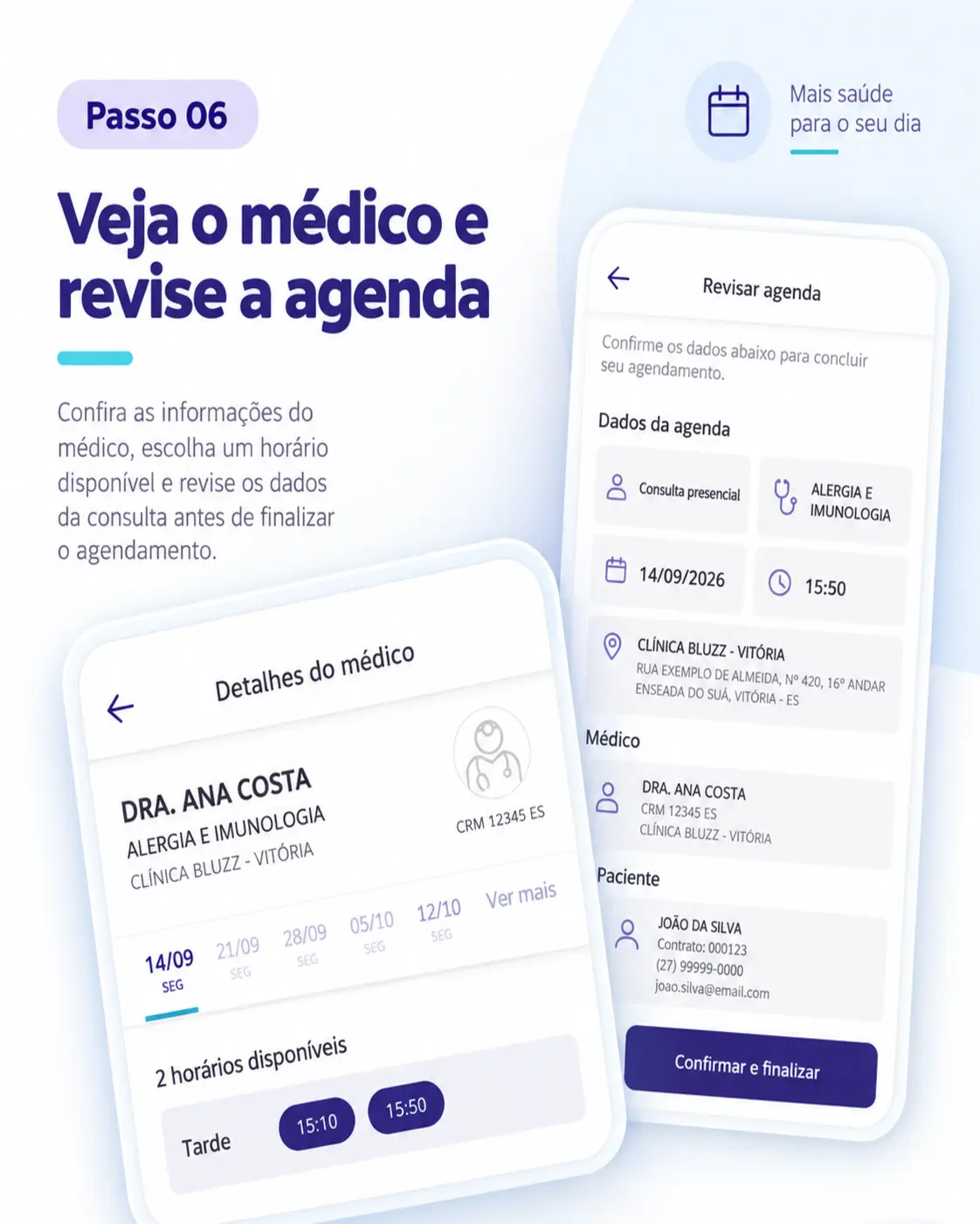 Revisão do agendamento