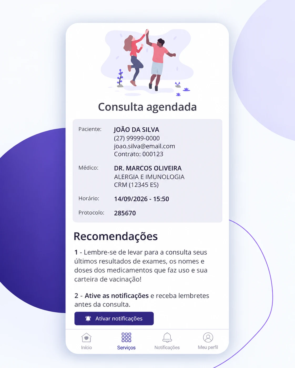 Consulta agendada
