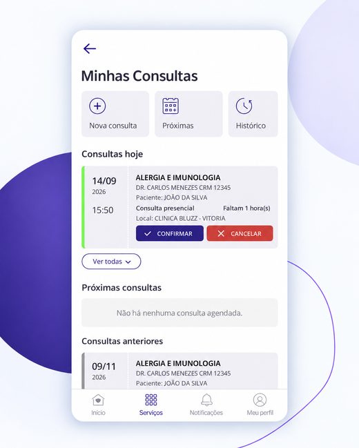 Confirme sua presença
