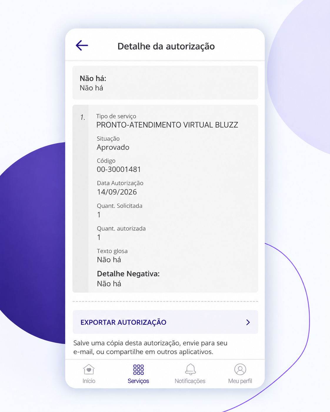 Consulta Autorização: Confira os itens autorizados