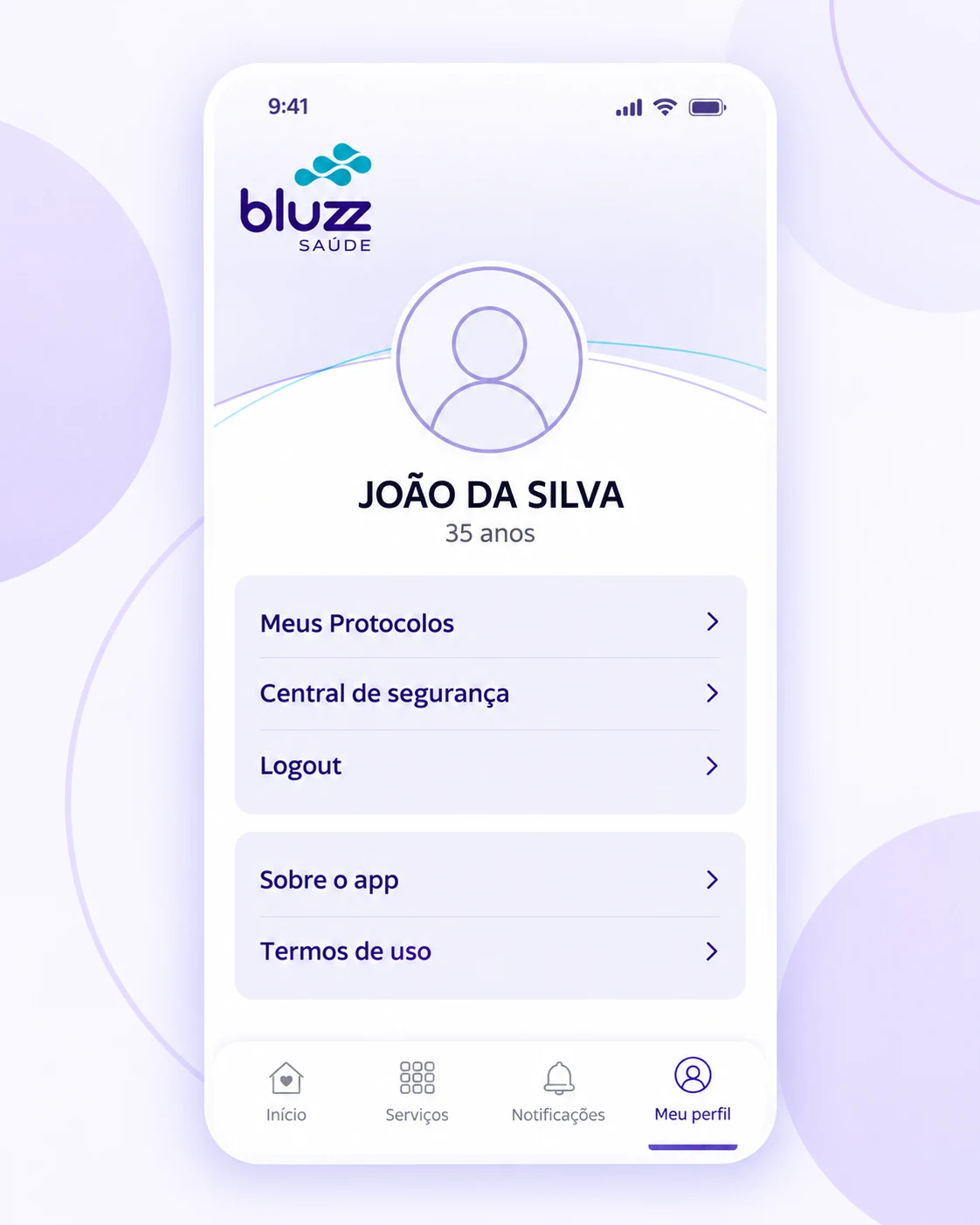 Tela Meu perfil