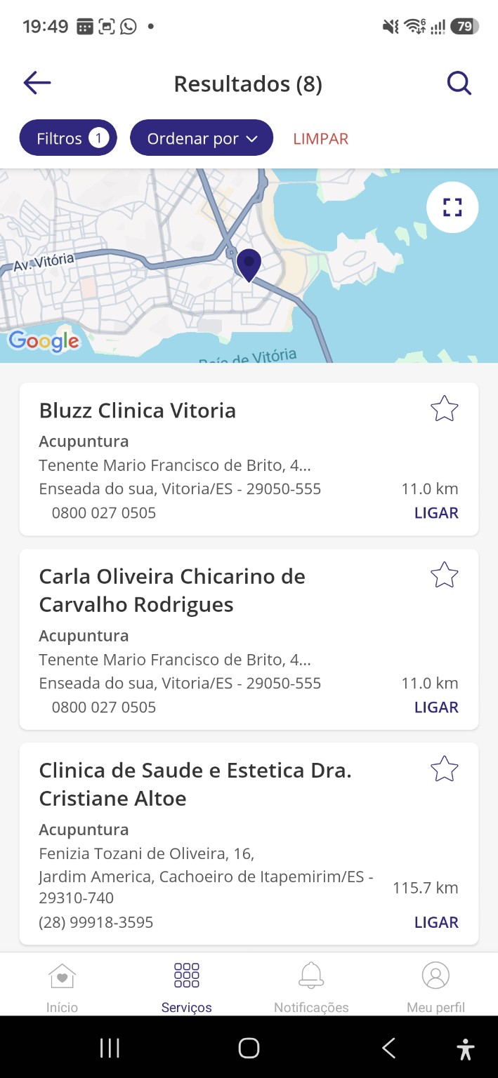 Rede Credenciada: Consulte os resultados