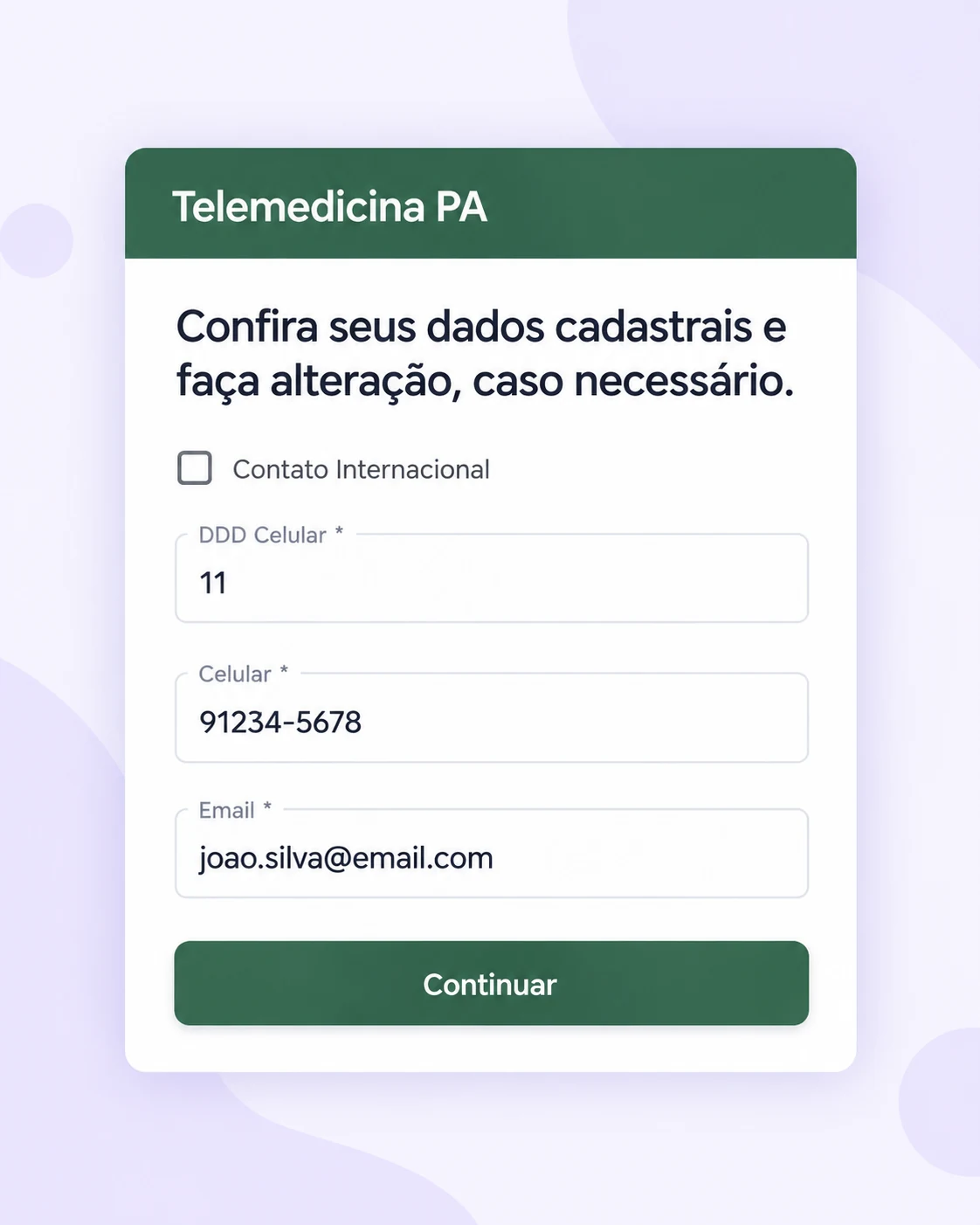 Identificação para telemedicina